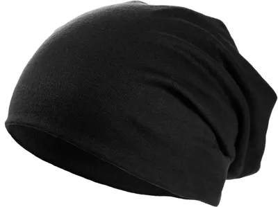 Produktbild von Leichte Beanie Mütze in 15 Farben, Einheitsgröße (56-61 cm), Länge 30 cm, 2-lagig, dehnbar