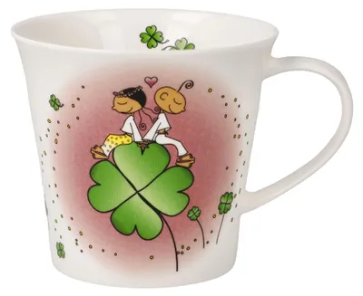 Immagine prodotto di Goebel Coffee-/Tea Mug Der Kleine Yogi - Glück, Fine Bone China, Bunt, 350 ml, 54103281