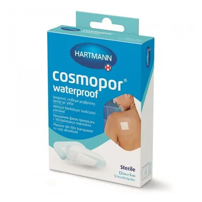 Produktbild von Cosmopor Wasserdichte sterile selbstklebende Verbnde, 7,2 x 5 cm, 5 Stck