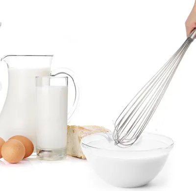 Obrázek produktu pro Ruční mixér z nerezové oceli, šlehač, metla, kuchyňský pomocník