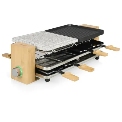 Produktbild von Princess 162955 Pure 8 Raclette-Grill bambus