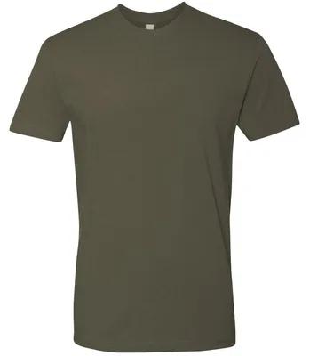 Image de Next Level Apparel - T-shirt pour hommes/femmes unie, col rond LT4314 (3XL) (vert militaire)