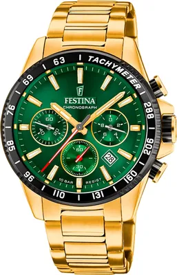 Produktbild von Festina Edelstahl Herren Uhr Armbanduhr gold Elegant D2UF20634/4