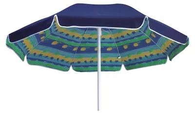 Immagine prodotto di Ombrellone da Giardino Ø200 cm Telo in Policotone Blu