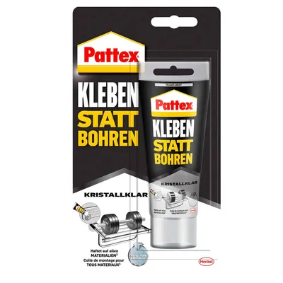 Produktbild von Universalklebstoff Pattex KSB kristallklar 50g Packung mit 12 Stück