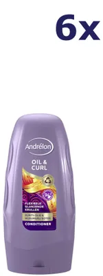 Produktbild von 6x Andrelon Conditioner - Oil & Curl 250 ml