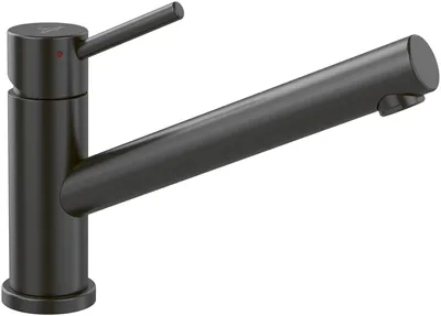 Produktbild von Villeroy & Boch Como Einhand-Spültischbatterie Niederdruckarmatur Edelstahl massiv  Anthracite