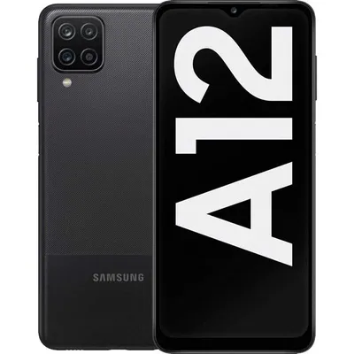 Produktbild von Samsung Galaxy A12 4GB/64GB Schwarz (Schwarz) Dual SIM mit NFC SM-A127