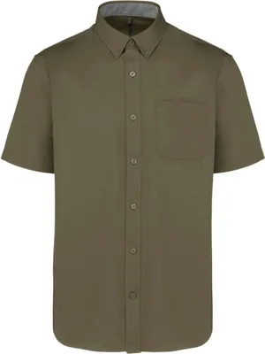 Produktbild von Kariban Herren Hemd Poloshirt Kurzarm T-Shirt Businesshemd Basic, Größe:XS, Farbe:Light Khaki