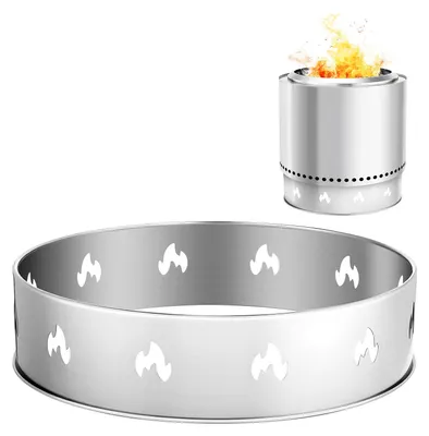 Produktbild von VEVOR Feuerstelle Ständer für Solo Stove Bonfire, 68,6 cm rauchfreier Feuerstellenring, Edelstahl Kaminofen Ranger Unterstützung Rahmen Zubehör, tragbare Outdoor Camping Halter Werkzeuge für Kamin, Ringförmig - 20 in - Keine Rollen