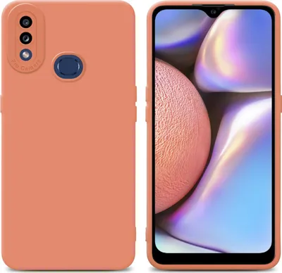 Produktbild von Cadorabo Hülle für Samsung Galaxy A10s / M01s Schutz Hülle in Orange TPU Silikon Etui Case Handyhülle