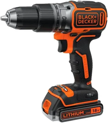 Produktbild von BLACK+DECKER BL188E2K Akku Schlagbohrschrauber 2-Gang 18V 2x Akkus Koffer