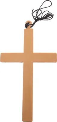 Produktbild von Kreuz Halskette zum Mönch Kostüm | Gold