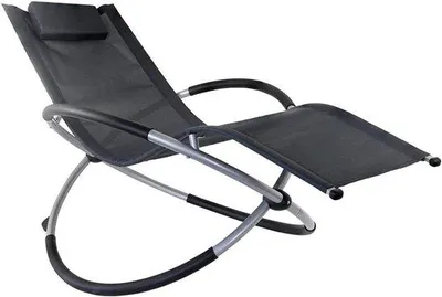 Immagine prodotto di Sedia da giardino - Lettino relax - Relax all'aperto - Ergonomica e salvaspazio - 157 x 79 x 84 cm - Grigio