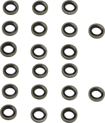 Obrázok produktu pre 20 ks tesniacich podložiek pre banjo skrutky palivového potrubia, 8 mm, 3918188 – náhradné diely pre Dodge Ram 2500 a 3500 s motorom Cummins