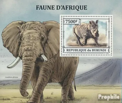 Produktbild von Briefmarken Burundi 2013 Mi Block 366 (kompl. Ausgabe) postfrisch Afrikanische Fauna