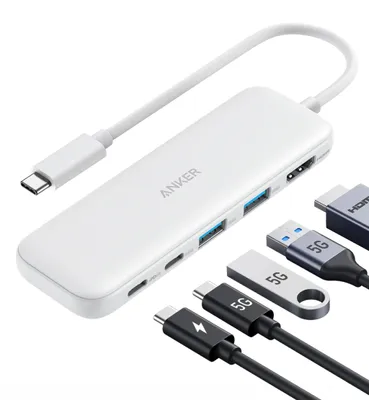 Zdjęcie produktu dla Hub USB-C Anker, model 332, (5-w-1) z wyświetlaczem HDMI 4K