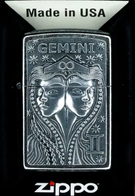 Produktbild von ZIPPO ZODIAC GEMINI Feuerzeug Zwillinge 2006503