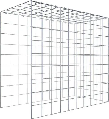 Immagine prodotto di Gondola aggiuntiva tipo 4 100 cm x 90 cm x 50 cm (L x H x P), maglia 10 cm x 10 cm, anello a C
