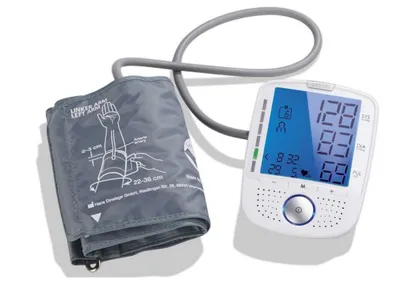 Produktbild von Sanitas Oberarm-Blutdruckmessgerät SBM52 mit Sprachausgabe
