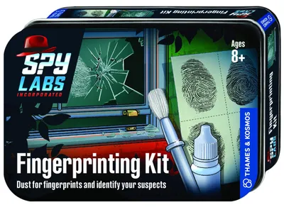 Zdjęcie produktu dla Thames & Kosmos Spy Labs: Fingerprinting Kit, Zestaw eksperymentowy, Chemia, 8 lat(a)