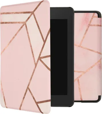 Immagine prodotto di Custodia rigida slim imoshion Design per Amazon Kindle Paperwhite 4 - Rosa con grafica