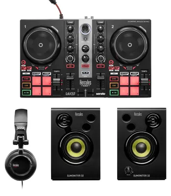 Imagen del producto de Hercules 4780949 Mixersteuerung Hercules DJ LEARNING KIT MK2 retail