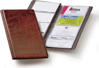 Produktbild von Durable Visitenkartenbuch 115x253mm br VISIFIX Ringbuch f 96 Karten