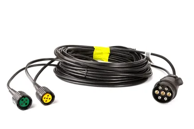 Produktbild von Kabelbaum 7m mit 7-poligem Stecker und 5-poligem Bajonettanschluss