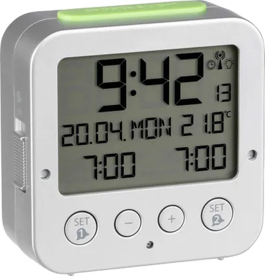 Produktbild von Digitaler Funk-Wecker mit Temperatur, BINGO, 60.2528.54, TFA Dostmann