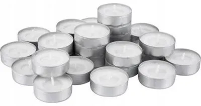 Produktbild von Teelichter ARO 4h 500 Stück bezzapachowe weiß Ø37,5 mm Höhe 15 mm Paraffin Stearin