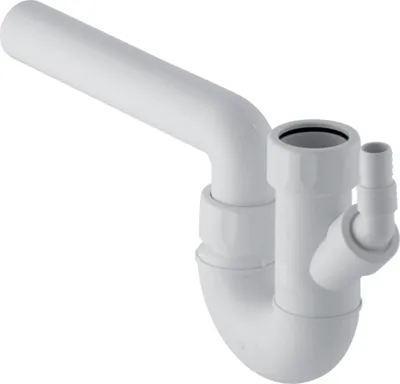 Obrázok produktu pre Geberit dvojkomorový sifón z PP, biely, tichý, d 40x40 mm, 152686, 1 ks.