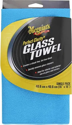 Produktbild von Meguiar's® Perfect Clarity Scheibenreiniger Glasreiniger Glass Cleaner 473 ml + Glasreinigungstuch Glass Towel