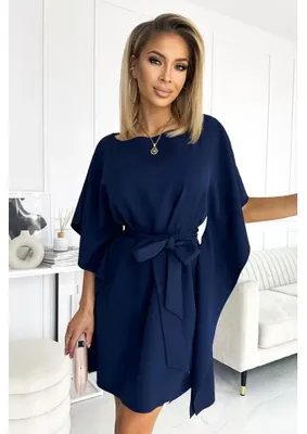 Zdjęcie produktu dla Numoco Damska mini sukienka Sofia navy L/XL