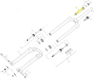 Image de Amortisseur Manitou Druckstufe ABS+ pour fourche Mattoc Comp (27,5/29"), couleur noire - suspension précise...
