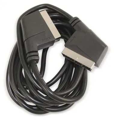 Produktbild von Hama 75122141, 3 m, SCART (21-pin), SCART (21-pin), Männlich, Männlich, Schwarz