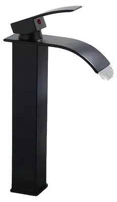Produktbild von Wasserhahn, Messingkonstruktion, Einhebel-Design, Mattschwarz