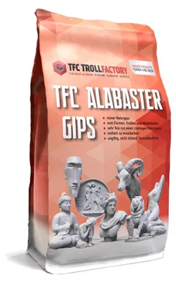 Alabaster Gips 1 kg – feine Gießmasse für Silikonformen