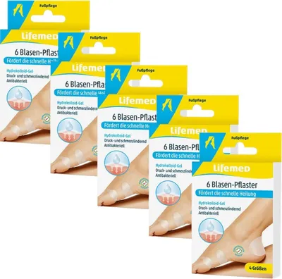 Produktbild von 5x Lifemed Blasen Pflaster 5x 6 Stück
