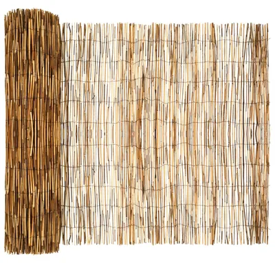Produktbild von vidaXL Gartenzaun Kohlenstoff 300 x 100 cm Schilf