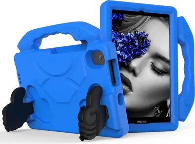 Produktbild von Kinder Schutzhülle für Lenovo Tab M8 4th Gen/Tab M8 HD/Tab M8 FHD 2nd Gen/Tab M8 3rd Gen, Leicht EVA-Schaum mit Griff Ständer Hülle Blau