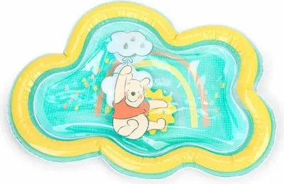 Produktbild von Disney Baby Winnie Puuh Wassermatte, Sensorisches Spielzeug, Ab Geburt, Aufblasbar, Leicht zu Reinigen, Faltbar, 37,4 x 45 cm