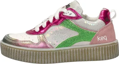 Image de KEQ Sneakers Laag  Sneakers Laag - fuchsia - Maat 33