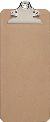 Produktbild von MAUL Klemmbrett MAULbill 28 x 11,2 cm Hochformat Hartfaser-Holz braun