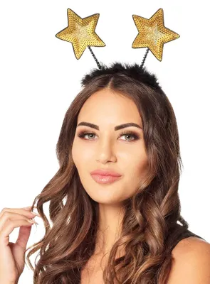 Obrázok produktu pre Čelenka hviezdy zlatá