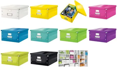 Produktbild von Veľká krabica A3 Click & Store žltá