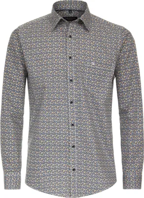 Produktbild von Casa Moda - Casual Fit - Herren Freizeit Hemd Langarm (444196100), Größe:XL, Farbe:Gelb (500)