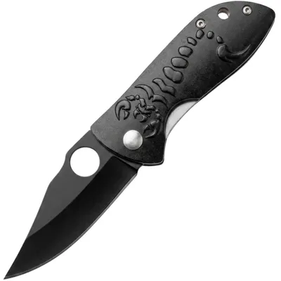 Image de Couteau Pliant Outdoor A3963 - Compact et Pratique en Noir KP40384