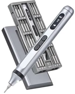 Immagine prodotto di Avvitatore elettrico multifunzione 50-in-1, set di avvitatori wireless ricaricabili tramite USB-C, di tipo rapido