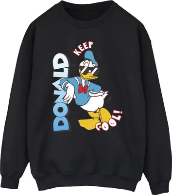 Produktbild von Disney - "Donald Duck Cool" Sweatshirt für Herren BI39383 (L) (Schwarz)